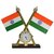 Indian Flag with Clock Use For Office,Car,Home IFCG-525