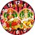 3D Laxmi Ganesh MDF Analog Round Wall Clock