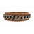 Sakhi Styles men's handmade genuine leather bracelet with metal chain adjustable size with metal stud closer.