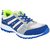 Fitze Menss BlueGrey and White LaceUp Running Shoes