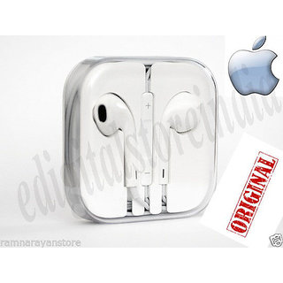 100 APPLE IPHONE 6S 6 PLUS 5 5G ORIGINAL HANDSFREE EARPHONE WITH REMOTE MIC