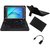Krishty Enterprises 7inch Keyboard/Case for Lenovo Tab 2 A7-30Tablet - BLACK with OTG Cable