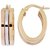 Ghosh and Ghosh Jewellery 925 Sterling Silver High Polish Triple Oval Hoop Earrings