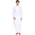 Radhe Enterprises- Blue and White Kurta Pyjama- Pack of 2