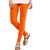 Stylobby Green Patiala Salwar Orange Legging Pack Of 2