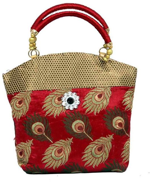 Gift Gallery Silk Party Wear Designer Handbags, Size: 7 Inch at Rs  100/piece in Jaipur