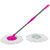 IKITZ 360 Rotating Spin Pink Cleaning Mop With Steel Rod (color as per availability)