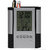 Tuelip Grey  Black Digital Clock Date Temperature Alarm with Pen Pencil Holder