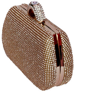 Handbags Light Brown Zari Stone Work Ladies Handbag, For Casual Wear, 350g  at Rs 250/piece in New Delhi