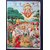 Original Oleograph - Ravi Varma Press(1892-1972) -Shri Tukaram Maharaj Swargarohan - 14x10 inch on Paper