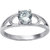 Shiyara Jewells Sterling Silver Around Forever Rings With CZ For Women(FR00098)