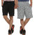 Vimal-Jonney Cotton Blended Printed Shorts For Men (Pack Of 2)