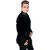 Shaurya-F Angrakha Style Original Black Soft Velvet Blazer with Free Broach