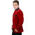 Shaurya-F Angrakha Style Original Red Soft Velvet Blazer with Free Broach