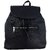 Kleio Travel Solid Color Backpack (Black )