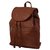 Kleio Travel Solid Color Backpack (Brown )