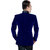 Shaurya-F Angrakha Style Original Royal Blue Soft Velvet Blazer with Free Broach
