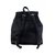 Kleio Travel Solid Color Backpack (Black )