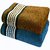 Bpitch Large Bath Towels (Set of 2) (70X140Cm) - 450Gsm - Brown  and Blue