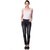 KOTTY  Black Washed Mid Rise Slim Jeans