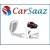 Carsaaz Front Fender Rear View Wide Angle Mirror - White for Chevrolet Captiva