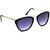 Stacle Metal Top Rectangular Women's Sunglasses (Black Frame) (STTENGT002)