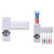 Automatic Toothpaste Dispenser  5 Toothbrush Holder