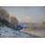 The Museum Outlet - The Seine at Bougival in Winter, 1872 - Poster Print Online Buy (24 X 32 Inch)