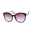 Stacle Modern Inspired Round Women's Sunglasses (Black Frame) (ST15175)