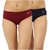 Bm fashion Plain Pack Of 2 Cotton Lycra Panties (Color May Vary)