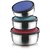 Classic Essential coloured lid bowls set of 3
