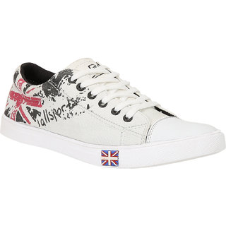 Buy Isole White Canvas Shoes Online 