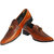 Mclaine Premium Brown Textured Design Party Wear Shoes