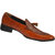 Mclaine Premium Brown Textured Design Party Wear Shoes