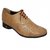 Mclaine Premium Light Brown Textured Design Party Wear Shoes
