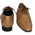 Mclaine Premium Light Brown Textured Design Party Wear Shoes