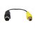 7 Pin S-video Male to 1 RCA Composite Video Female Cable For TV LCD PC TO TV