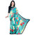 Mafatlal Green Georgette Printed Saree With Blouse