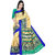 Mafatlal Cream Polycotton Printed Saree With Blouse