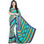 Mafatlal Green Silk Printed Saree With Blouse