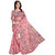 Mafatlal Pink Polycotton Printed Saree Without Blouse