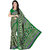 Mafatlal Green Silk Printed Saree With Blouse