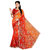 Mafatlal Red Georgette Printed Saree With Blouse