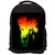 Snoogg Colourful Lion 2654 Digitally Printed Laptop Backpack
