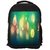 Snoogg Abstract Colorful Bubbles Digitally Printed Laptop Backpack