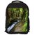 Snoogg Lake In Jungle Digitally Printed Laptop Backpack