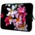 Snoogg White Petals 10.2 Inch Soft Laptop Sleeve