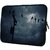 Snoogg Crows In The Rain 10.2 Inch Soft Laptop Sleeve