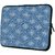 Snoogg Blue Pattern 1010.2 Inch Soft Laptop Sleeve