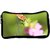 Snoogg Dragonfly On A Branch Poly Canvas  Multi Utility Travel Pouch